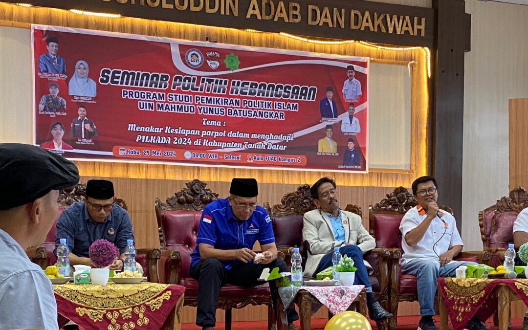 Jelang Pilkada 2024, HMPS Pemikiran Politik Islam UIN MY Batusangkar Ajak Politisi Berdiskusi